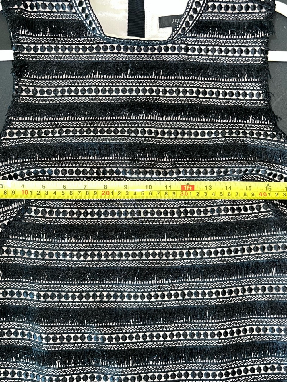 J. Crew Sleeveless Fringe Cocktail Sheath Dress - Picture 6 of 9
